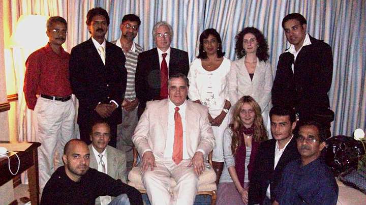 03 meditators Sheraton Creek, Dubai.jpg - 22 January 2010Dr Bevan Morris meets in Dubai with Global Country of World Peace leaders. In October 2009, Dr Morris, Prime Minister of the Global Country of World Peace and Dr Ashley Deans, Global Ambassador for Consciousness-Based Education, visited the United Arab Emirates, speaking at colleges and universities.